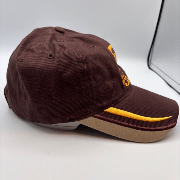 UPS Checkered Logo Dale Jarrett #88 NASCAR Brown/Gold Racing Collectible Hat - Picture 5 of 16